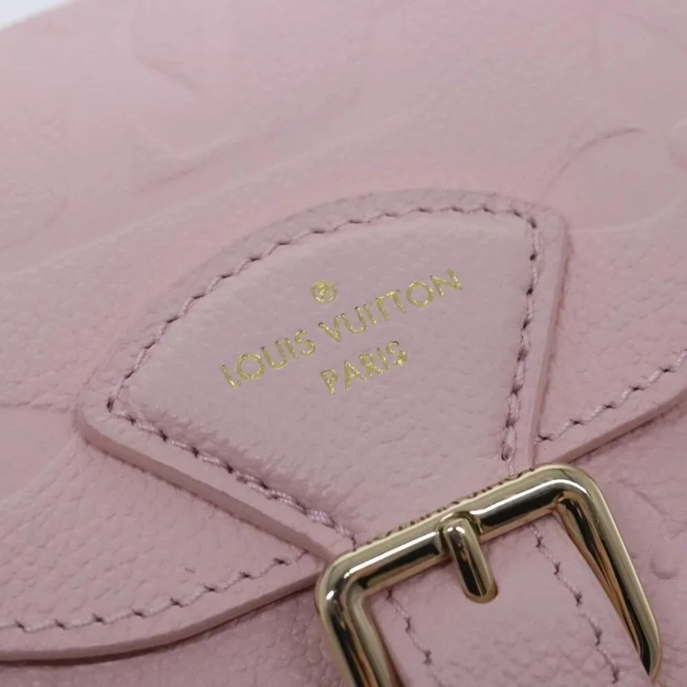 LOUIS VUITTON Monogram Empreinte Backup Backpack Pink M47074 LV Auth 91596SM - Picture 13 of 16